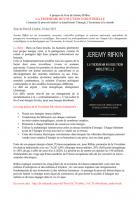 A propos du livre de Jeremy Rifkin :  La troisième révolution industrielle