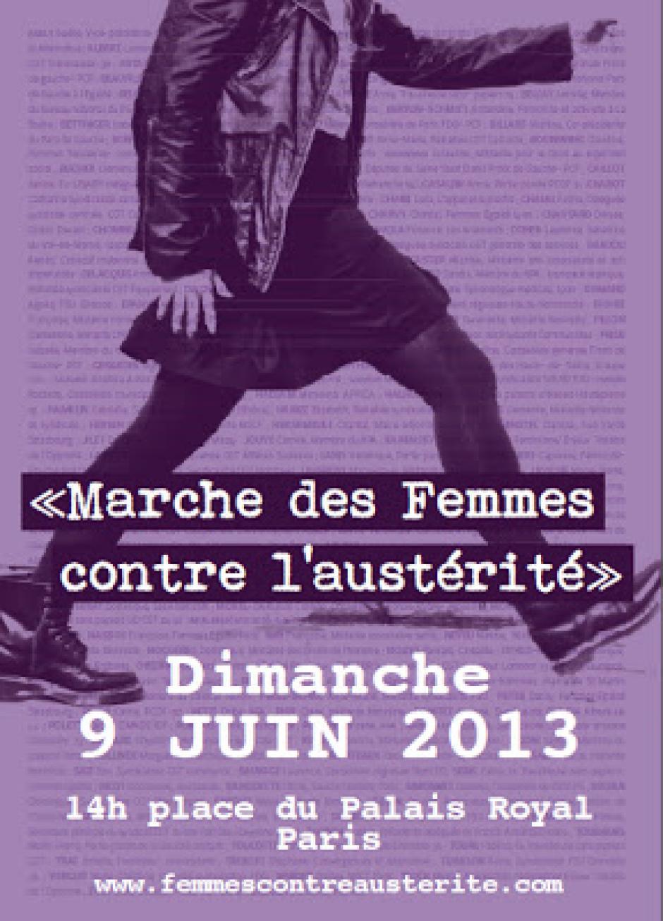 Communistes - Féministes (mai 2013) : Marche des femmes contre l’austérité pour transformer nos vies !