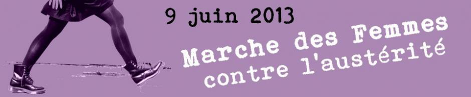 Marche des femmes contre l'austérité : le 9 juin à Paris