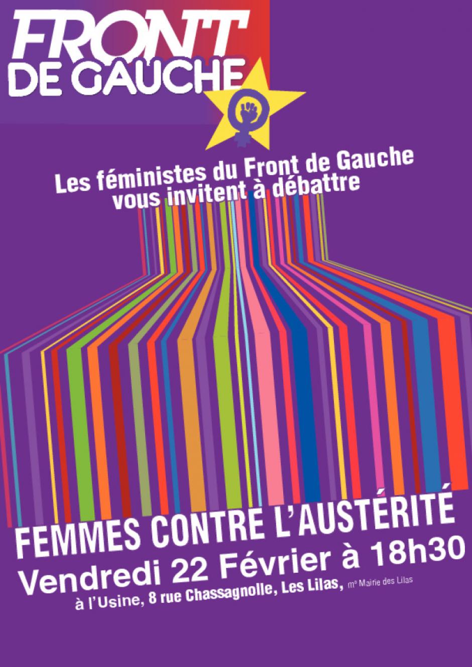 Vendredi 22 Février : rencontre  les femmes contre l'austérité
